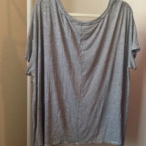 Striped tunic tee